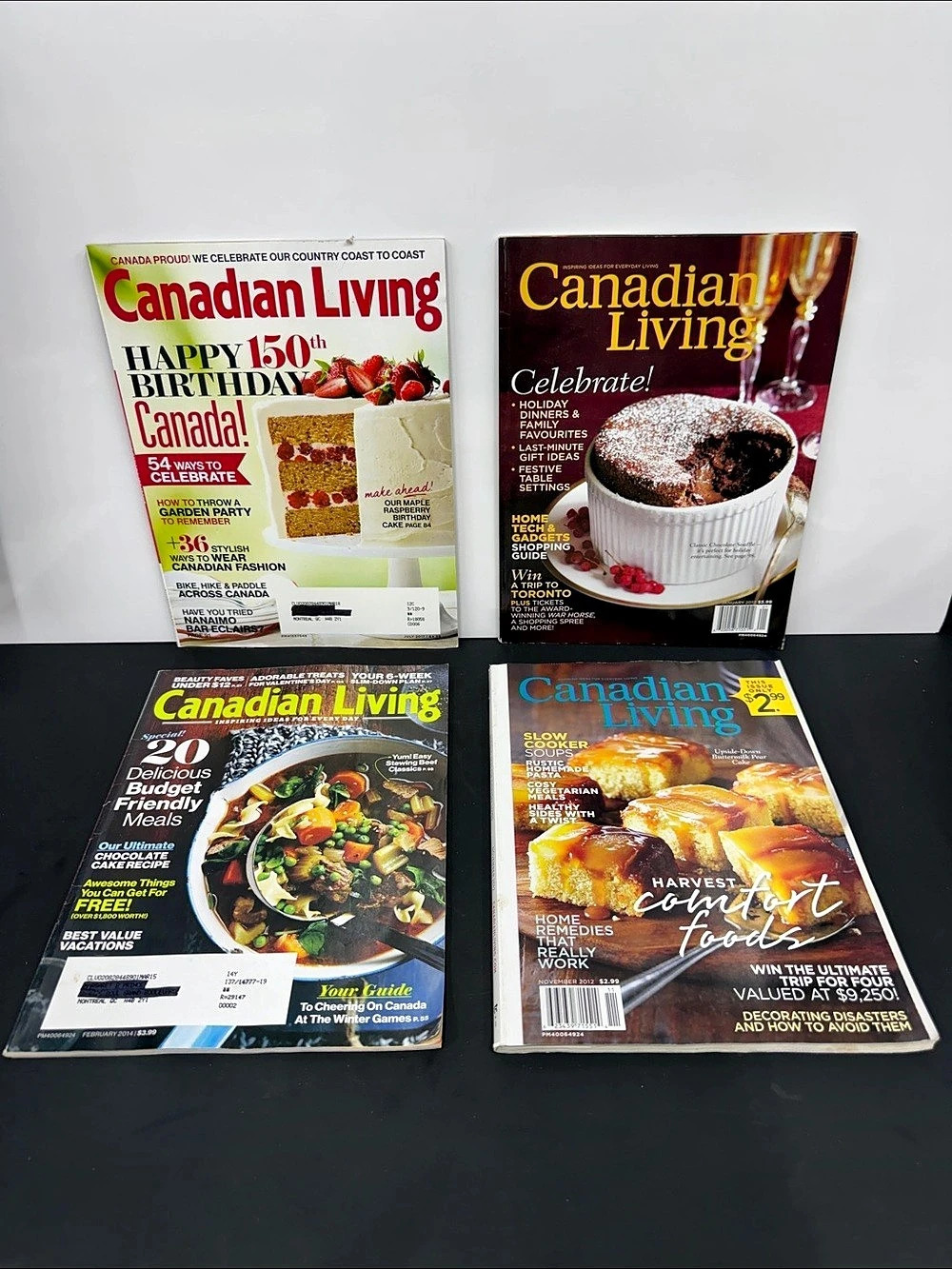Canadian Living magazine lot 4 Issues